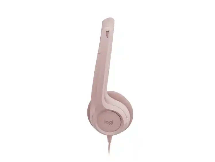 Audífonos Logitech Stereo H390 Usb Rosado