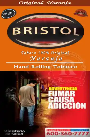 Tabaco Bristol Naranja 45gr