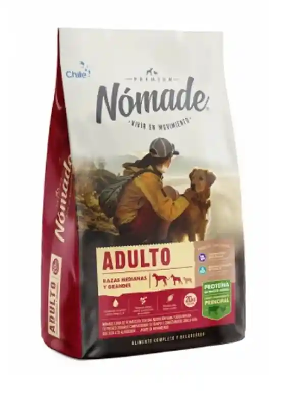 Nomade - Alimento Perro Adulto Raza Mediana Y Grande 20 Kg