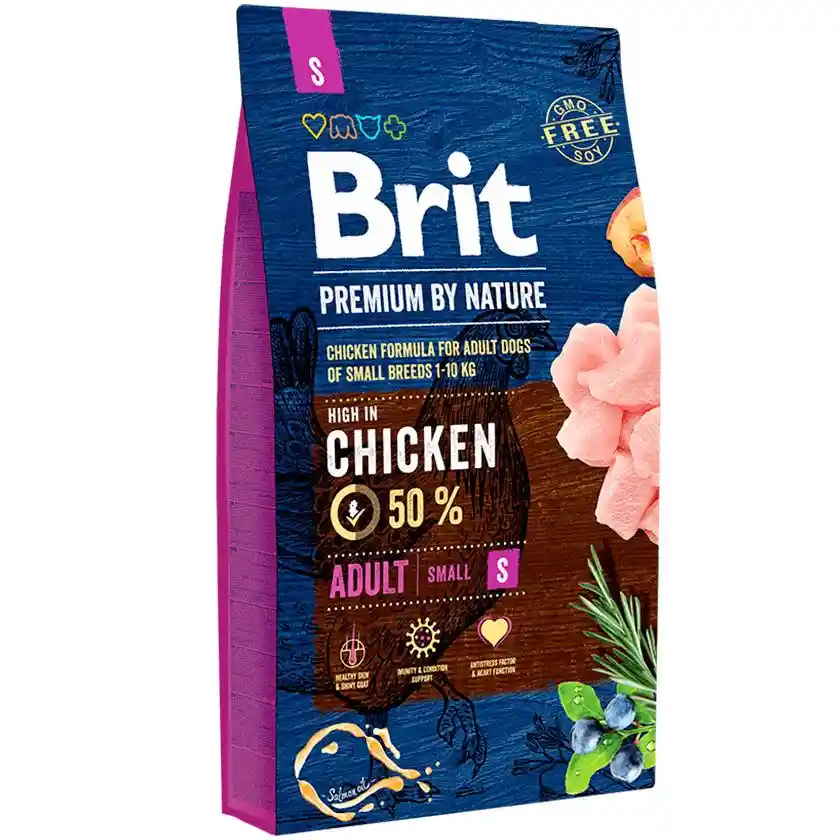 Brit Premium By Nature Adult Small - Alimento Para Perro 8 Kg