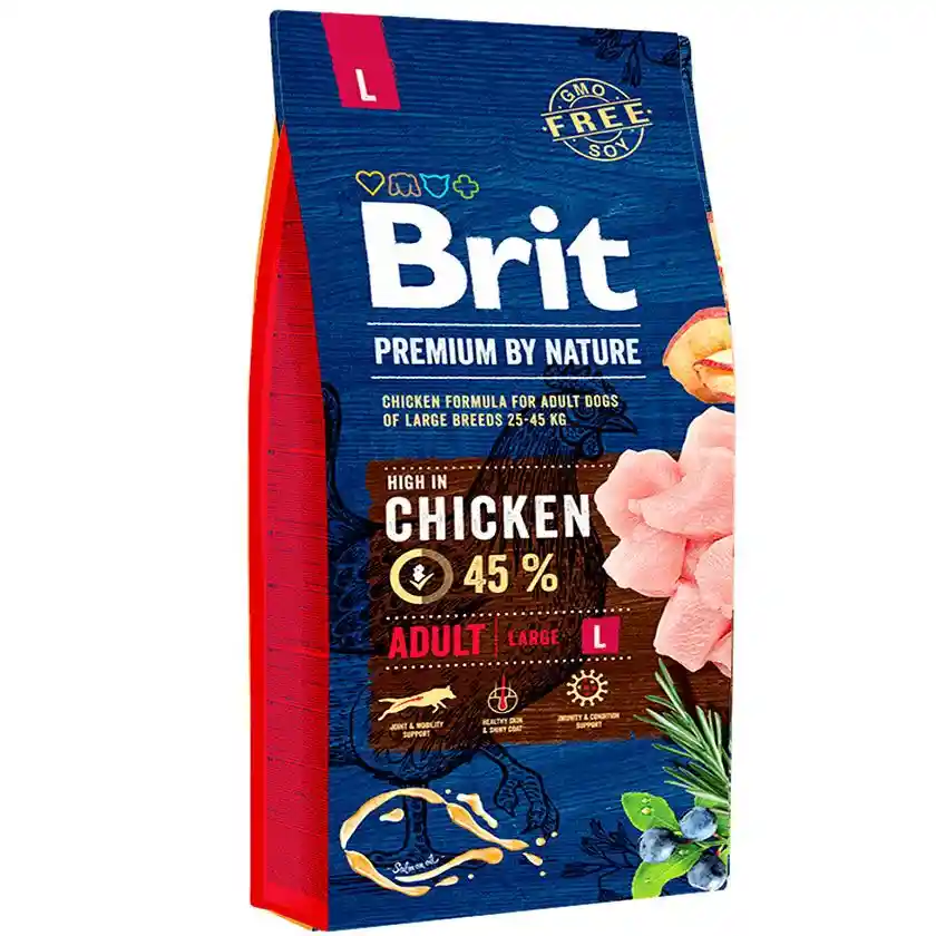 Brit Premium By Nature Adult Large - Alimento Para Perro 15 Kg