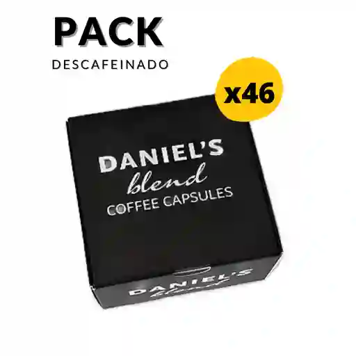 Pack 46 Cápsulas Descafeinado Para Nespresso Daniel's Blend