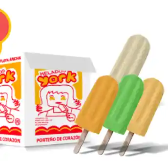 Helados York Agua Variedades