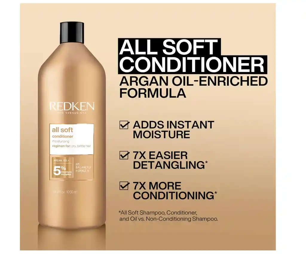 Acondicionador Redken All Soft 1000ml