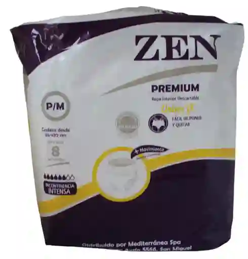 Ropa Interior Desechable (pañal Tipo Calzon) Zen Premium P/m