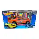 Auto Hot Wheels A Fricción 13 Cm Night Shifter Naranja