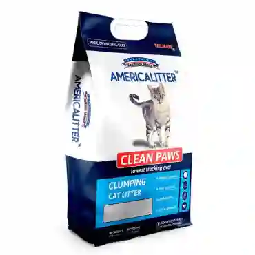 America Litter Odor Seal Clean Paws - Arena Sanitaria Para Gatos 7 Kg