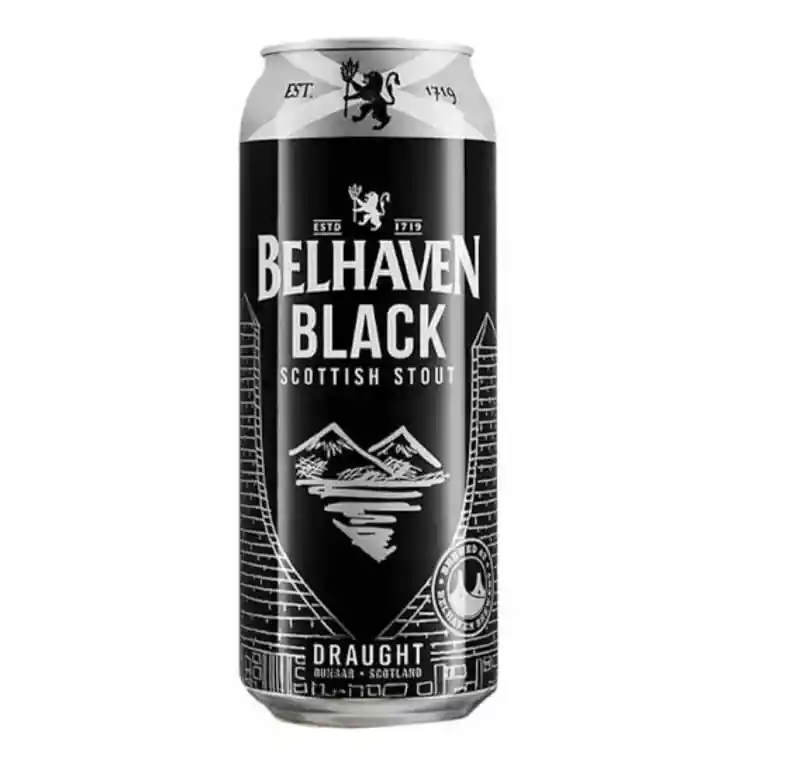 Belhaven Black Scottish Nitro Stout 4.2% Abv Lata