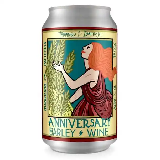 Tamango Brebajes Anniversary Barley Wine Lata 355cc