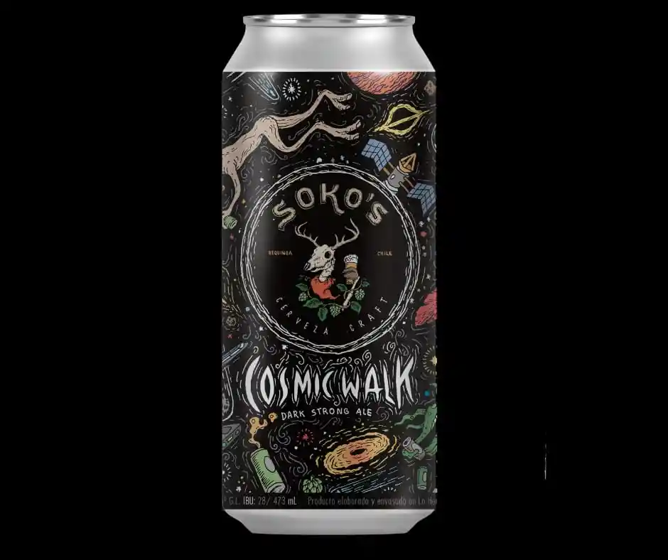 Sokos Cosmic Walk Dark Strong Ale Lata 473cc