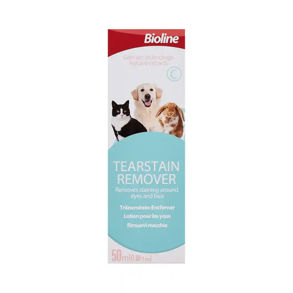 Bioline Removedor Manchas De Lágrimas Para Mascotas | 50 Ml