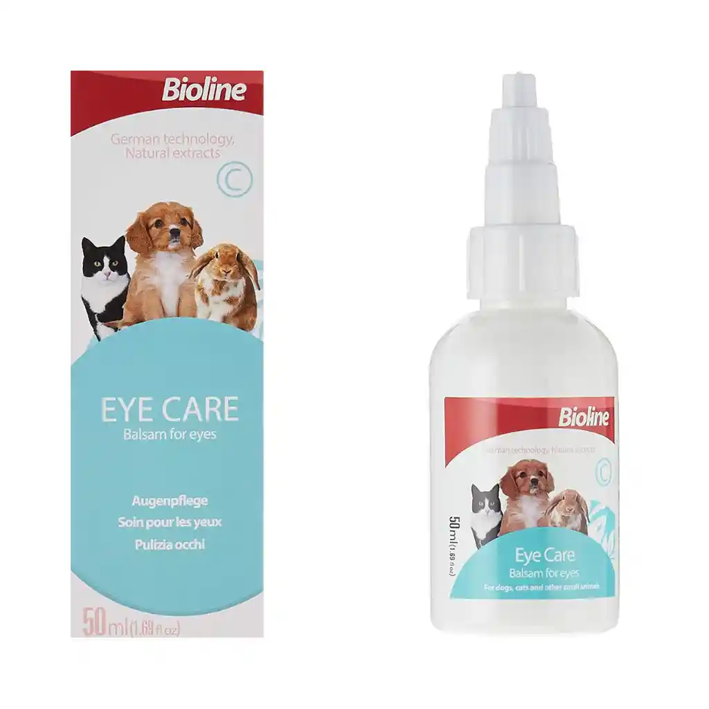 Bioline Bálsamo Cuidado De Ojos Para Mascotas | 50 Ml