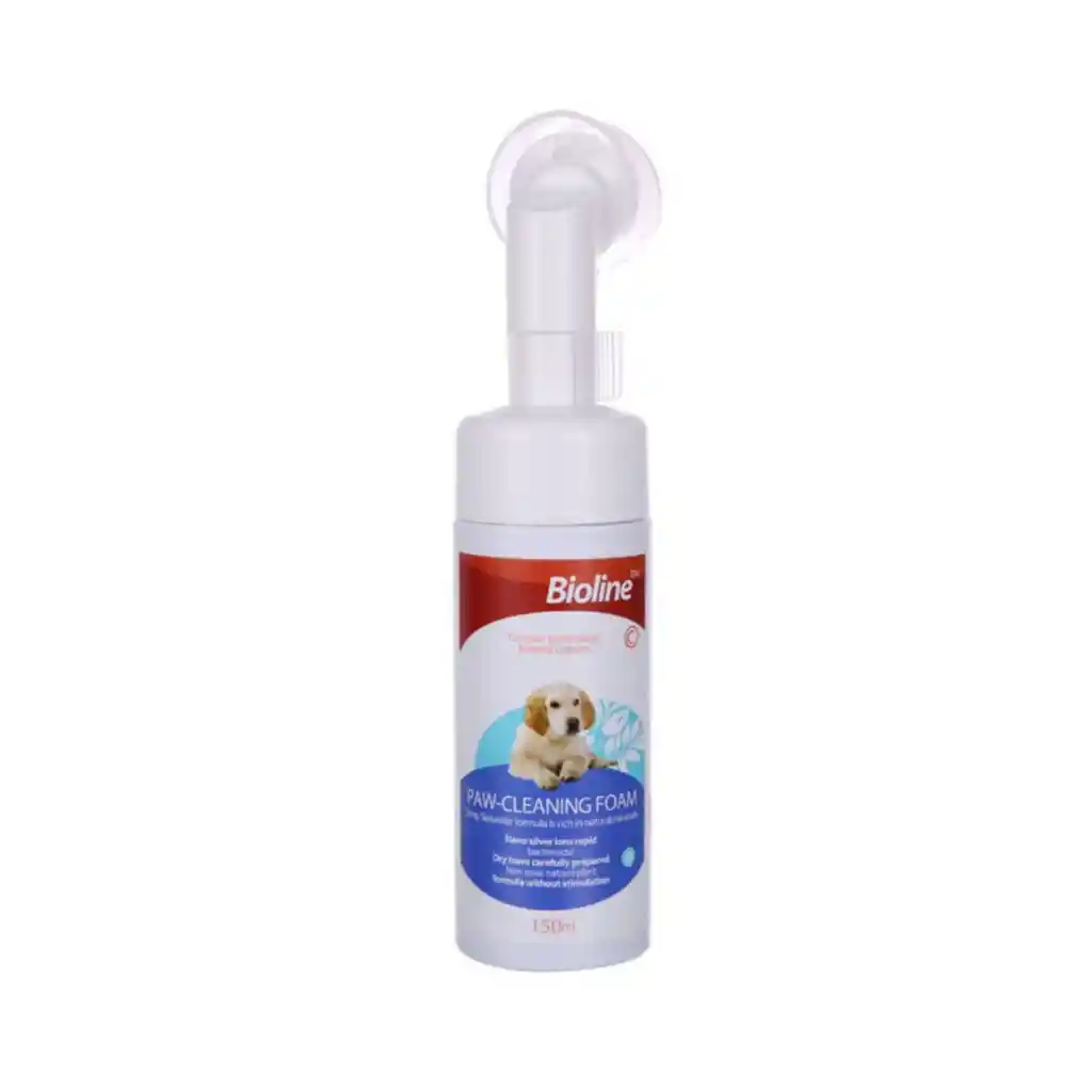 Bioline Espuma Limpia Patas Para Perros - 150 Ml