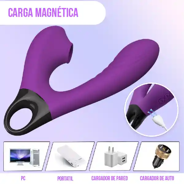 Vibrador Y Succionador Besos Húmedos Xcite