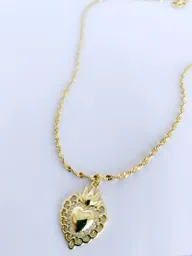 Collar Corazón De Fuego