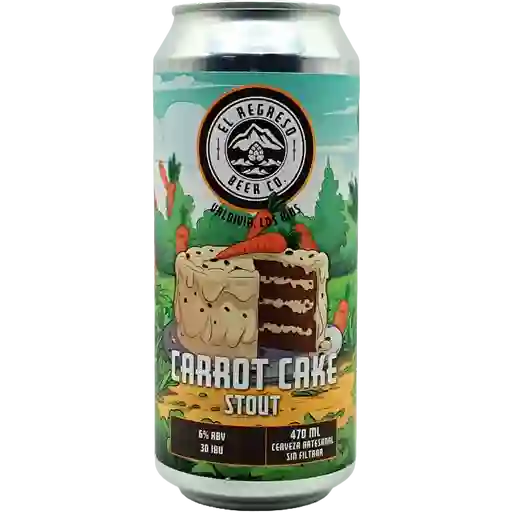 Cerveza El Regreso Carrot Cake Stout 6.0° G.l. 473cc