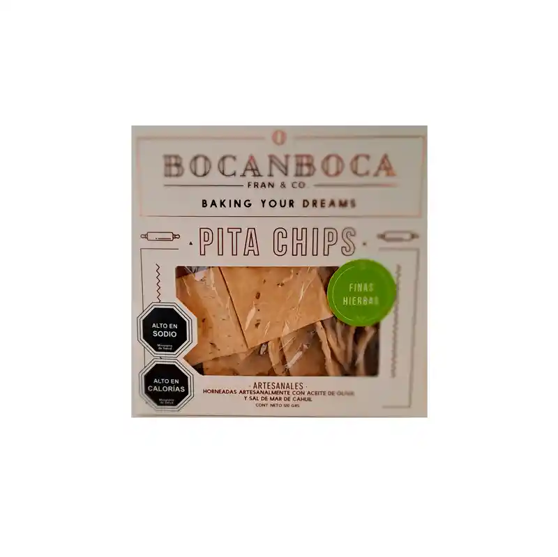 Pita Chip Finas Hierbas Bocanboca (120gr)