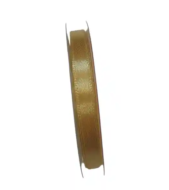 Cinta Genero Rasso Dorado Suave 1cm X 20mtrs