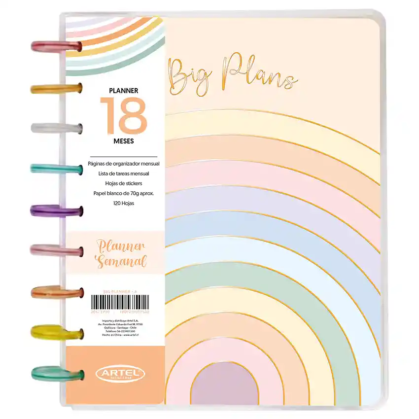 Planner Bigplanner 18 Meses 17 X 23cm