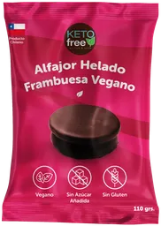 Alfajor Helado Keto Vegano Frambuesa