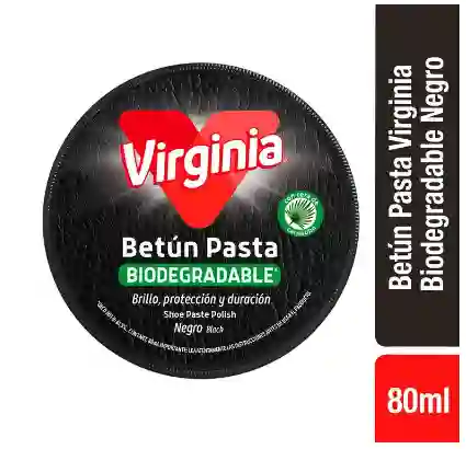 Betún Pasta Virginia Negro - Virginia - Pote 80 Ml