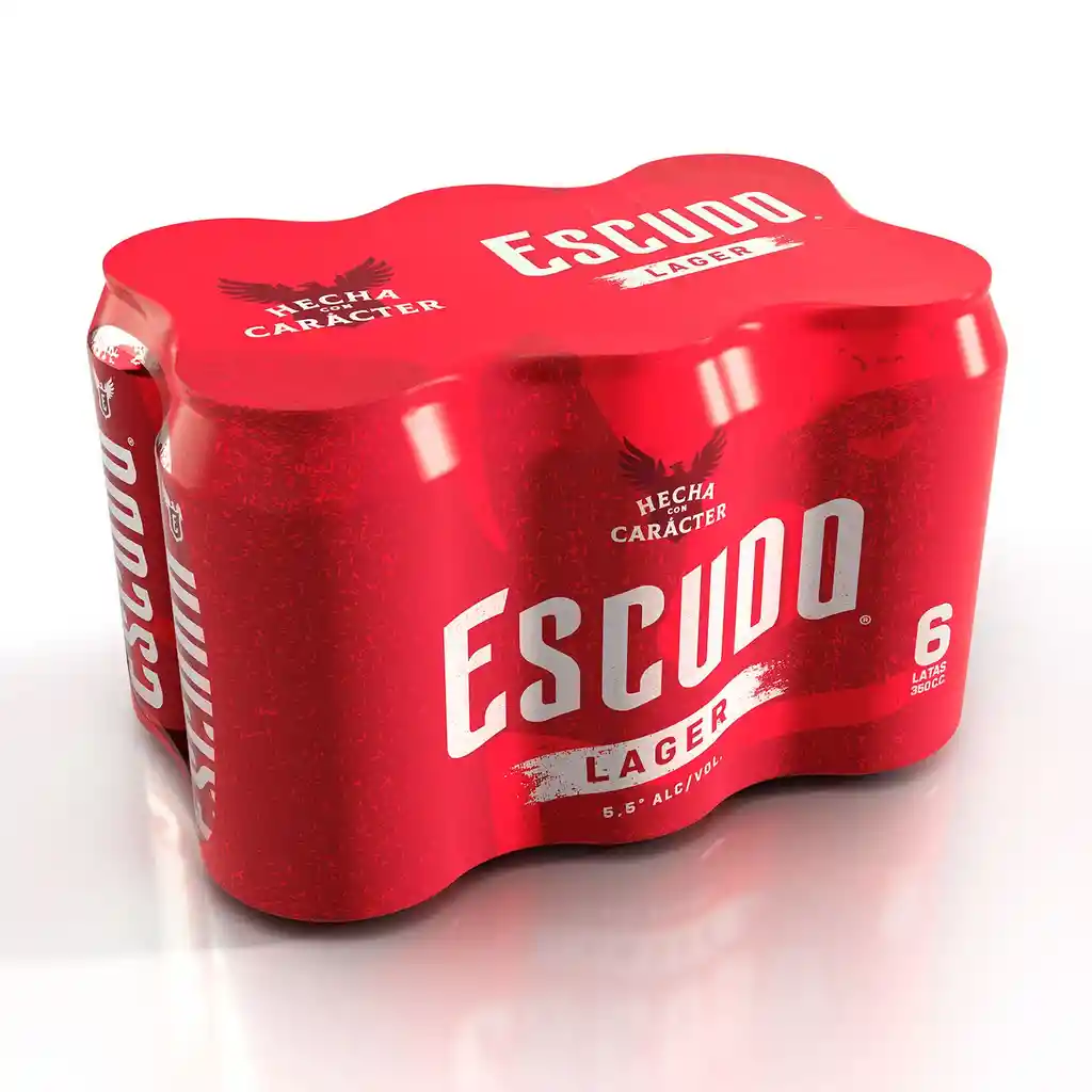 Six Pack Escudo Lager 473cc