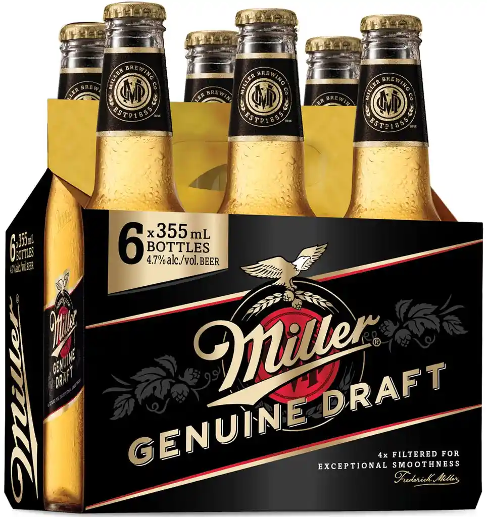 Six Pack Miller Draft Botellin 330cc