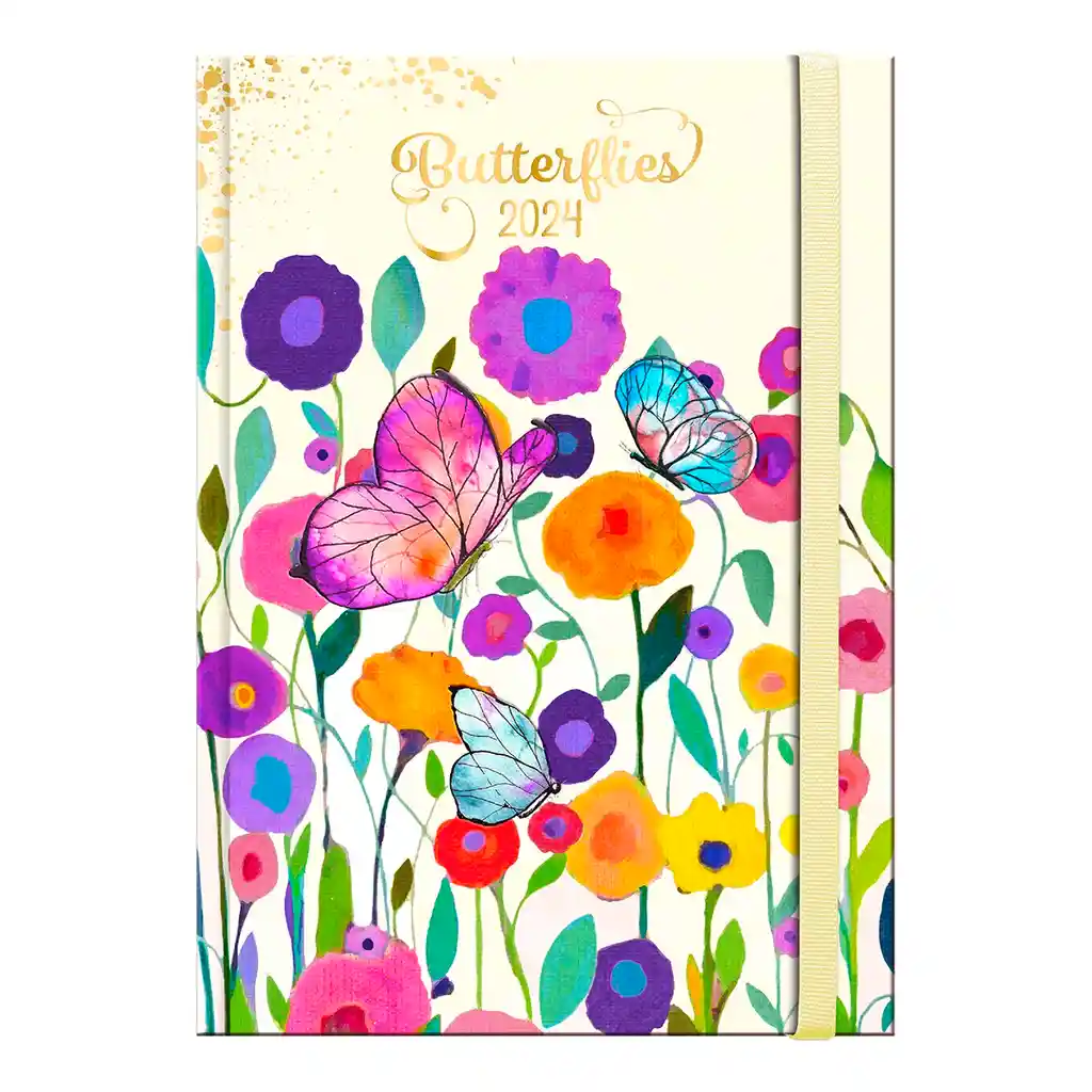 Agenda Butterfly Book 2024