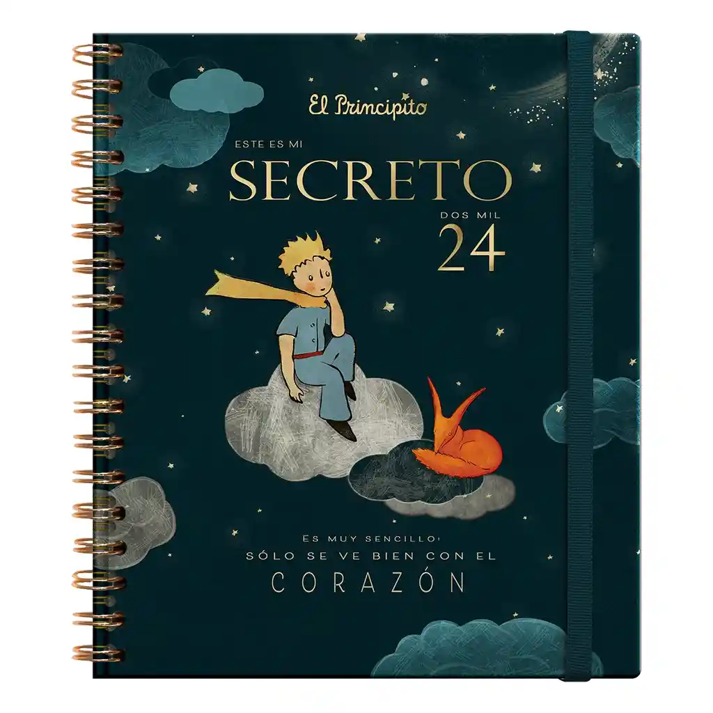 Agenda El Principito Diaria Espiral 2024