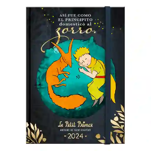 Agenda El Principito Mini 2024 - El Principito Y El Zorro Duermen