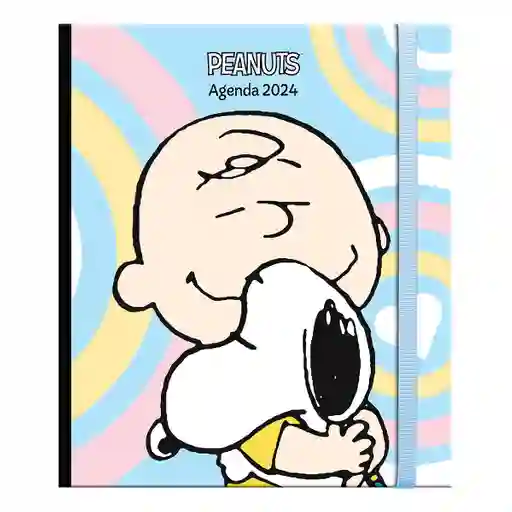 Agenda Snoopy Cuaderno Semanal 2024 Pastel