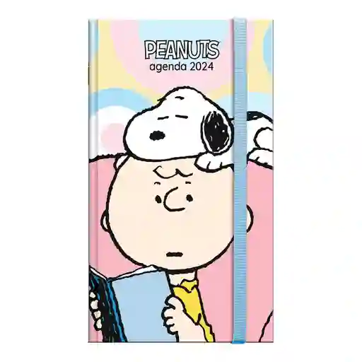 Agenda Snoopy Chequera 2024 (pastel)