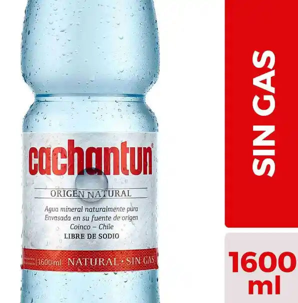 Agua Cachantun Natural Sin Gas 1.6 Ml