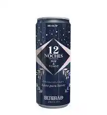 Four Pack 12 Noches Gin Tonic 310cc.