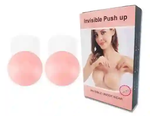 Sujetador Invisible Silicona Autoadhesivo Gel Push Up 6,5 Cm - Talla Única - Color Piel