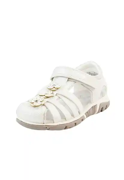 Sandalias Casual Franciscana Kids Niña Blanco Talla 23 850