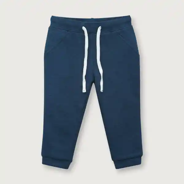 Pantalón Buzo de Niño de Buzo Azul Talla 12M Opaline