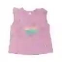 Polera Manga Corta Bebe Niña Lavanda Pillin 12 M