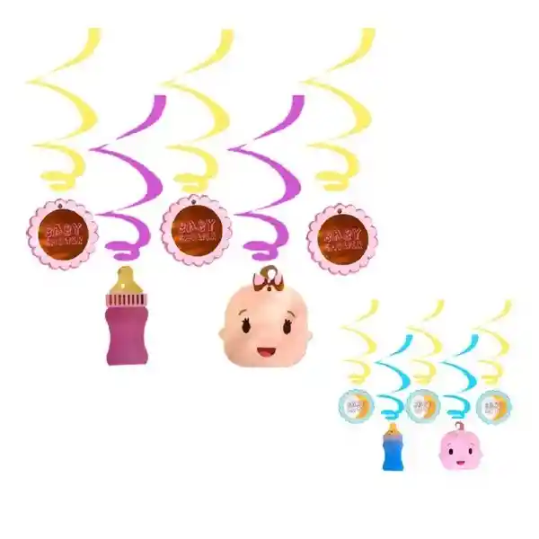 Espiral Colgante Baby Shower Surtidos