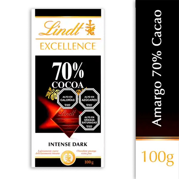 Lindt Tableta de Chocolate Amargo Excellence