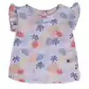 Polera Bebé Niña Celeste Talla 3 M Pillín