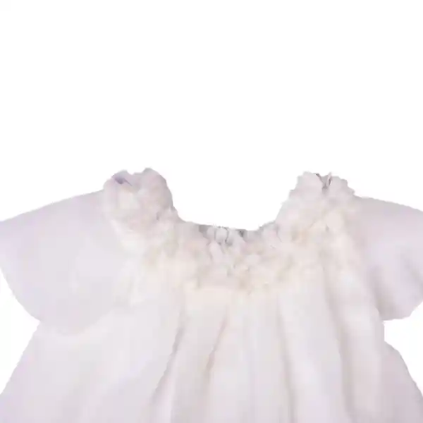 Vestido Bebe Niña Blanco Pillin 3 a