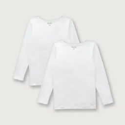 Pack de Camisetas de Niña Color Blanco Talla 18 M Opaline
