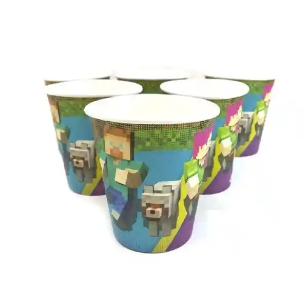 Vaso Cumpleaños Minecraft