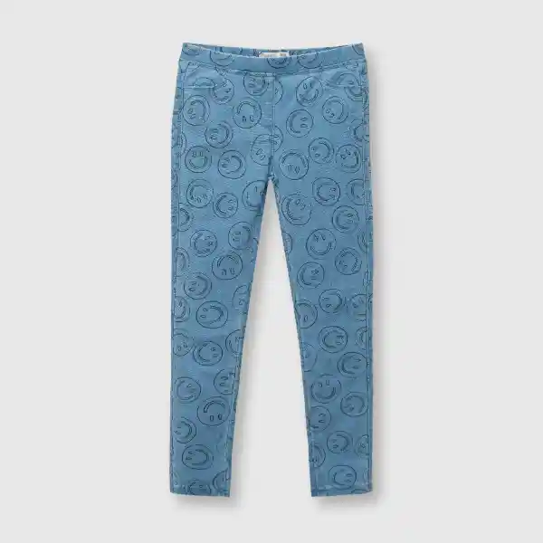 Jegging Elasticado de Niña Light Blue Talla 4A Colloky