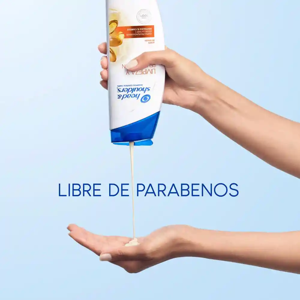 Head & Shoulders Shampoo Limpieza y Revitalización Aceite de Argán