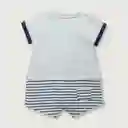 Bombacho Polera de Bebé Niño + Short Gris Melange Talla 3M