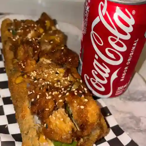 Hot Dog Pollo Furay + Bebida Lata 350cc