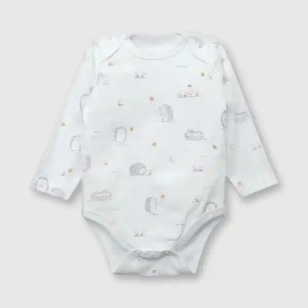 Body Lúdicos de Bebé Niña Off White Talla 9M Colloky