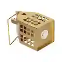 Adorno Tipo Farol Navideño Luz Led 10 x 10 x 195 cm Casaideas